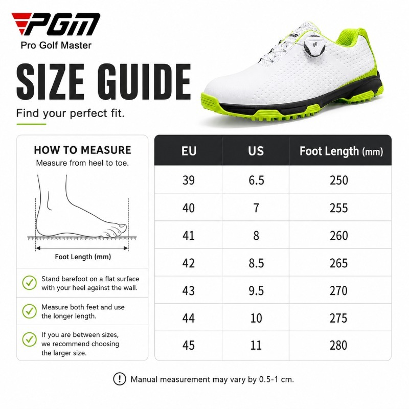 PGM Men Golf Shoes Waterproof  - Golf Equipment Brands ulasan dan harga