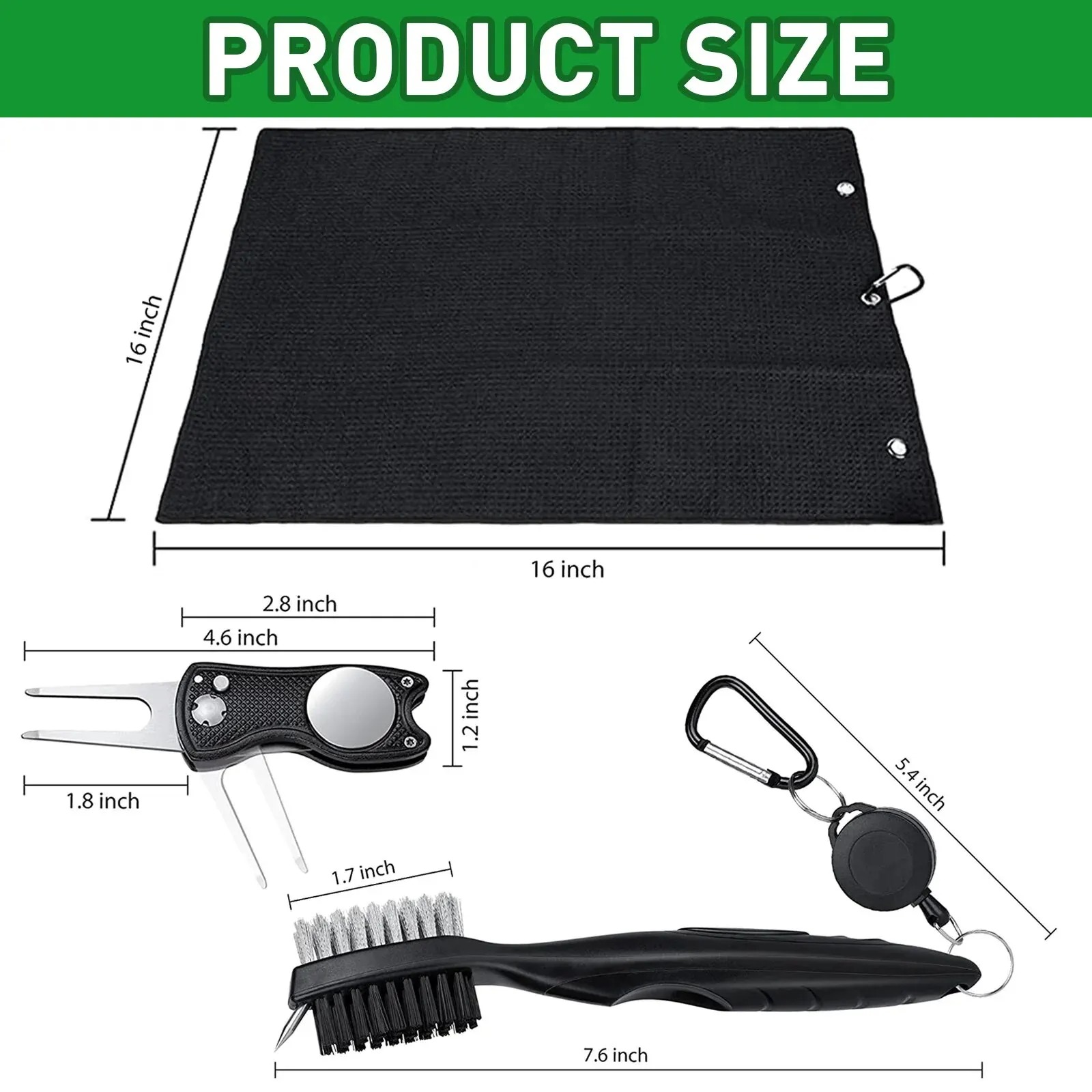 Golf Club Brush and Towel Clea - Golf Equipment Junior ulasan dan harga